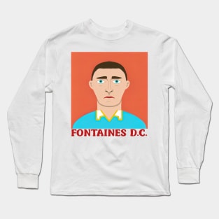 Fontaines DC • • Retro Fan Design Long Sleeve T-Shirt